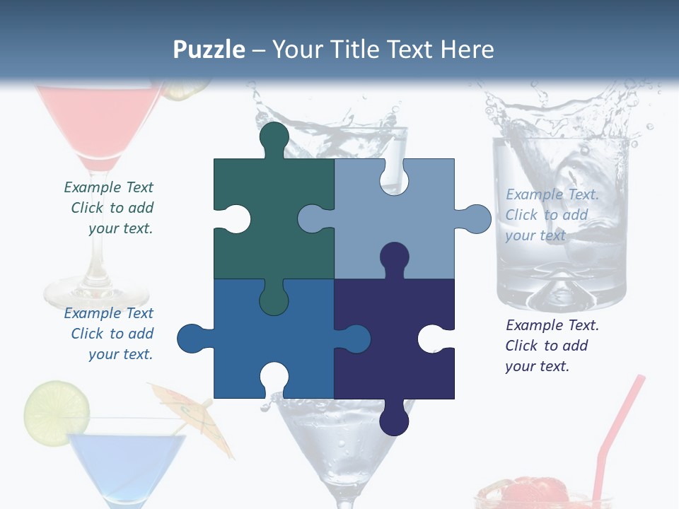 Bar Thirsty Strawberry PowerPoint Template