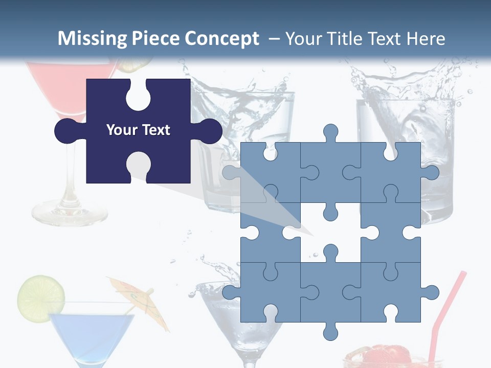 Bar Thirsty Strawberry PowerPoint Template