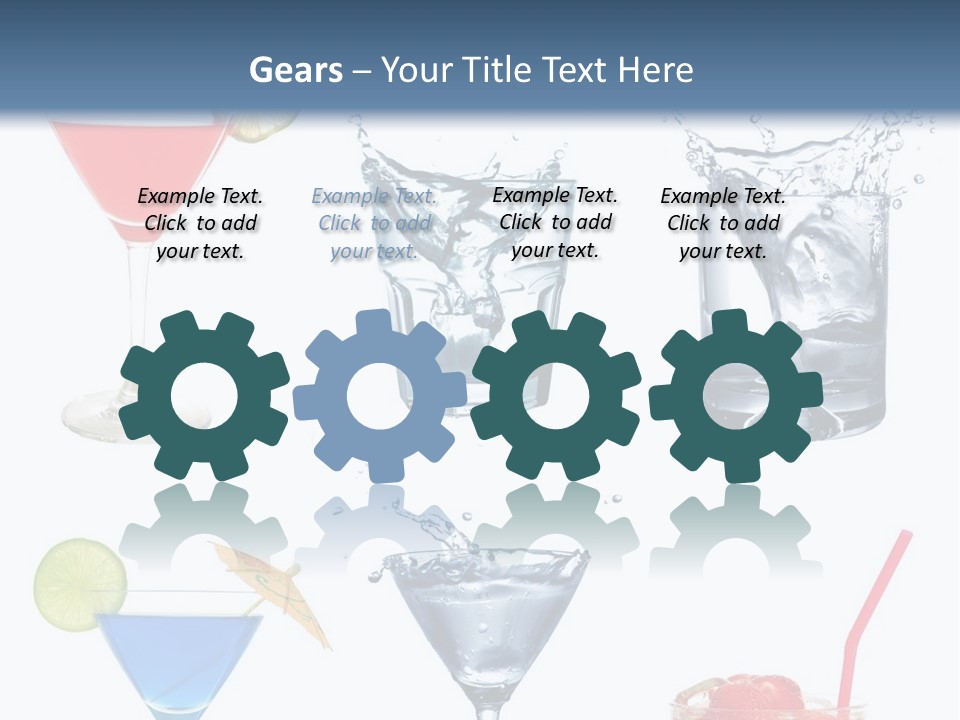 Bar Thirsty Strawberry PowerPoint Template