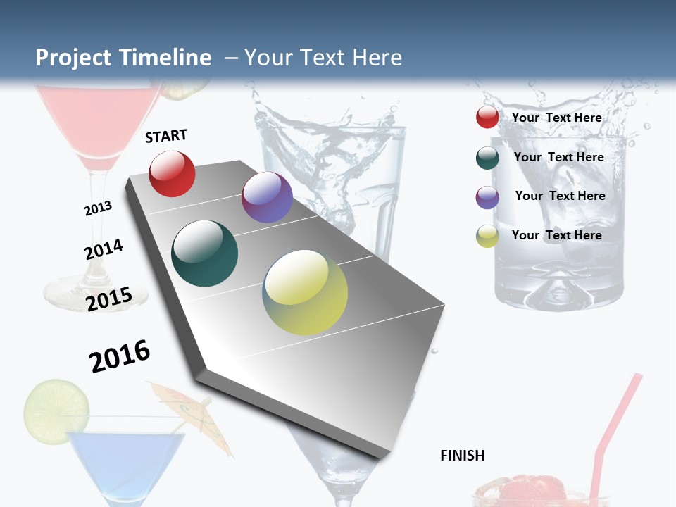 Bar Thirsty Strawberry PowerPoint Template