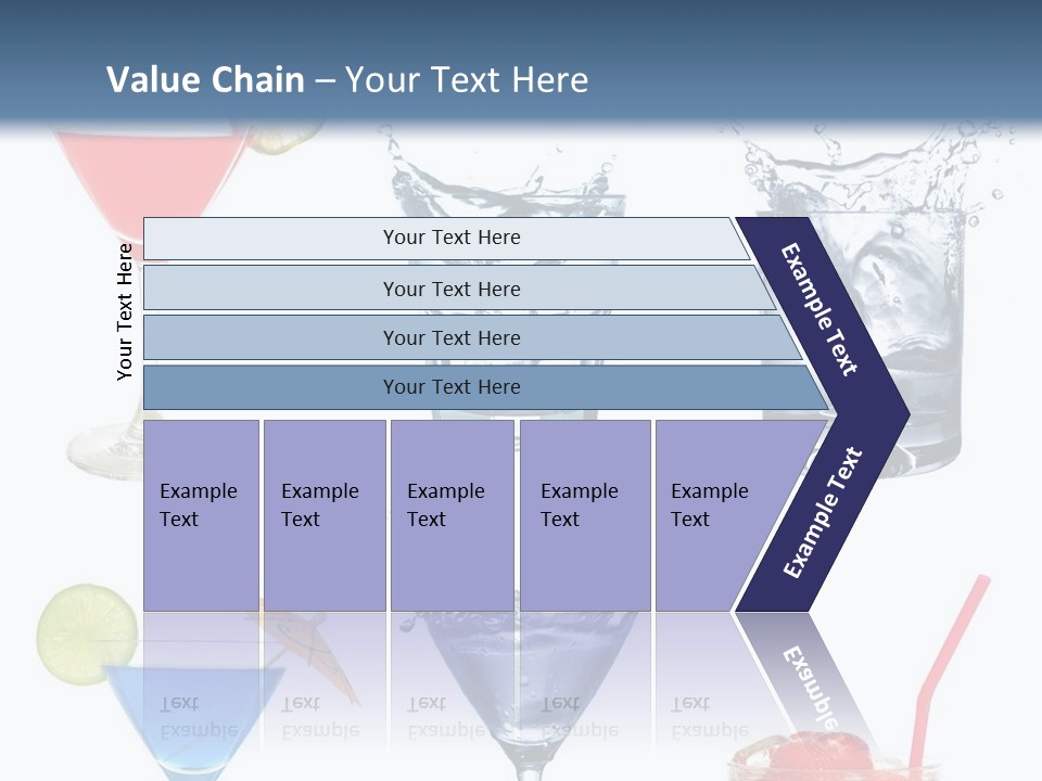 Bar Thirsty Strawberry PowerPoint Template