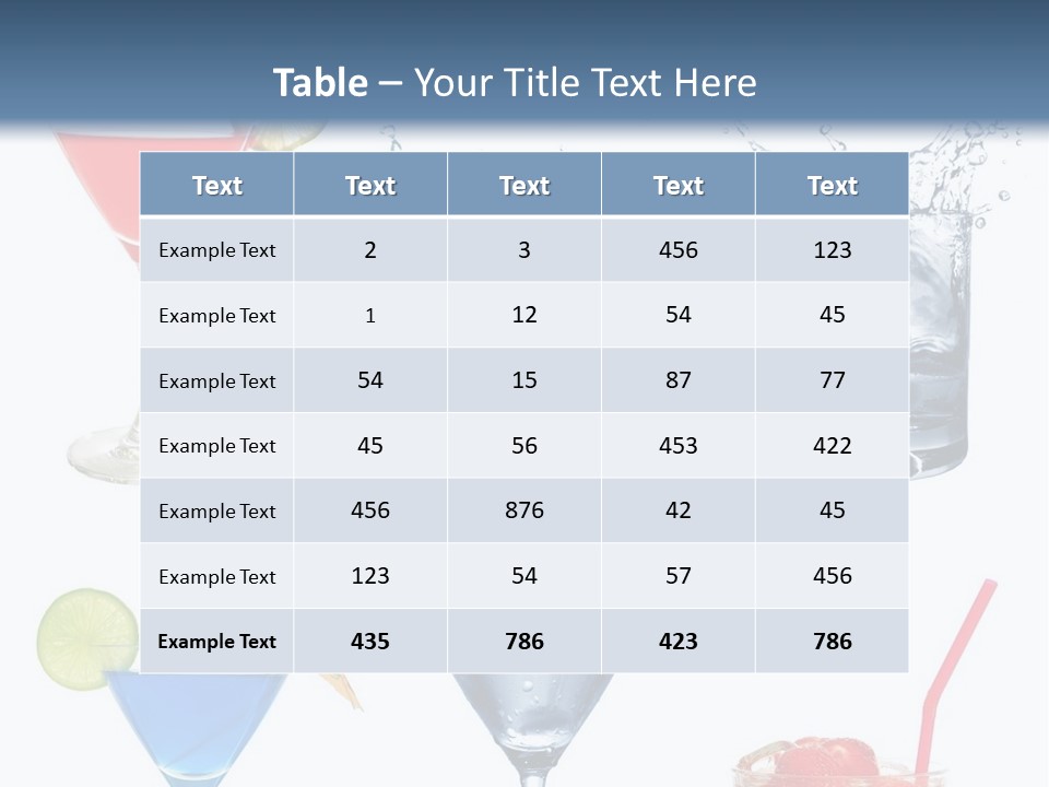 Bar Thirsty Strawberry PowerPoint Template