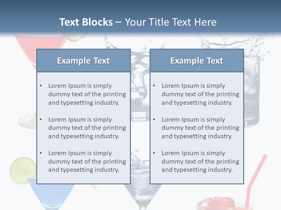 Bar Thirsty Strawberry PowerPoint Template