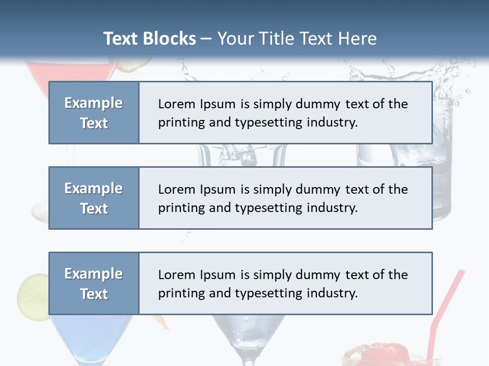 Bar Thirsty Strawberry PowerPoint Template