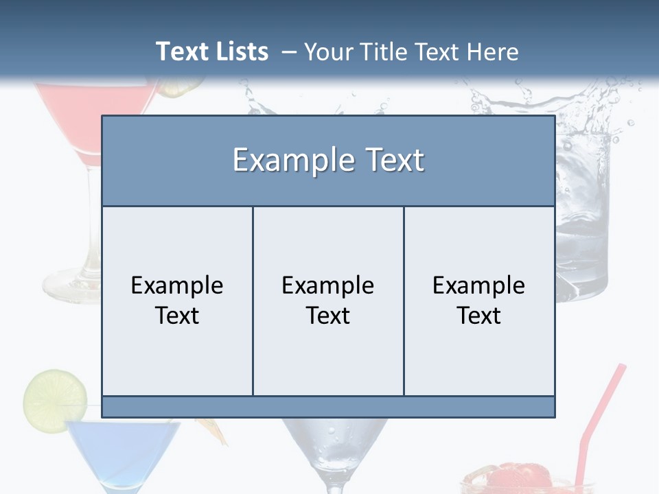 Bar Thirsty Strawberry PowerPoint Template