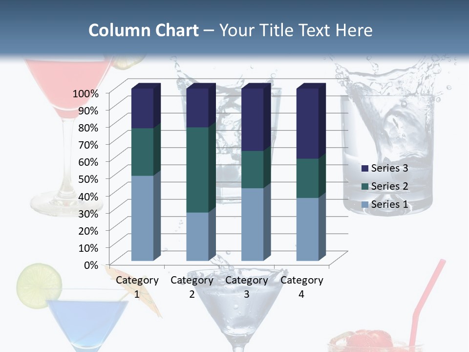 Bar Thirsty Strawberry PowerPoint Template
