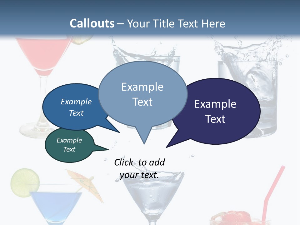 Bar Thirsty Strawberry PowerPoint Template