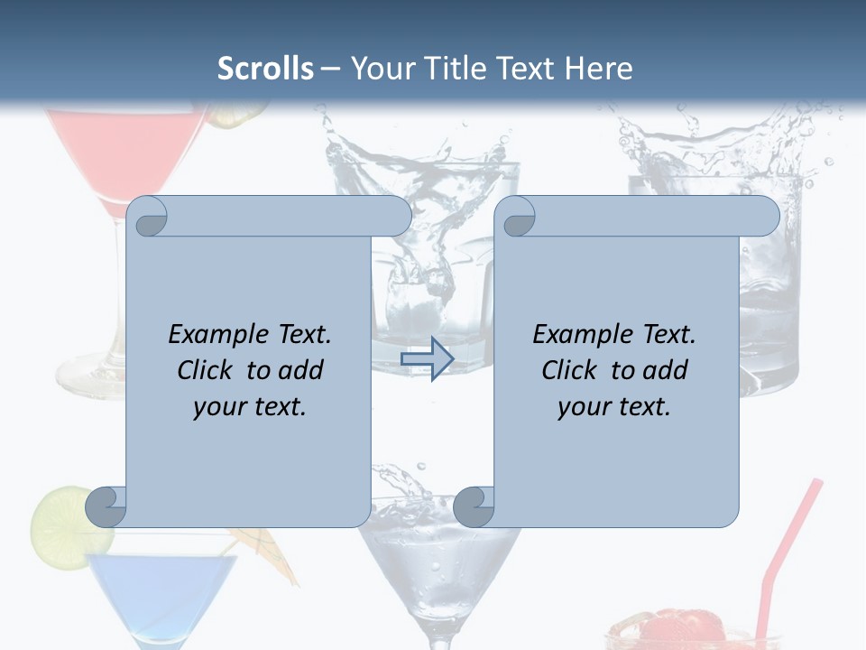 Bar Thirsty Strawberry PowerPoint Template