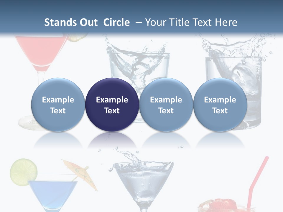 Bar Thirsty Strawberry PowerPoint Template