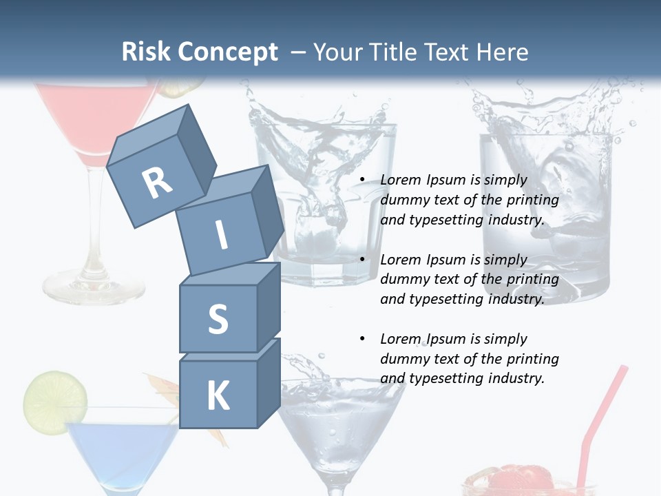 Bar Thirsty Strawberry PowerPoint Template