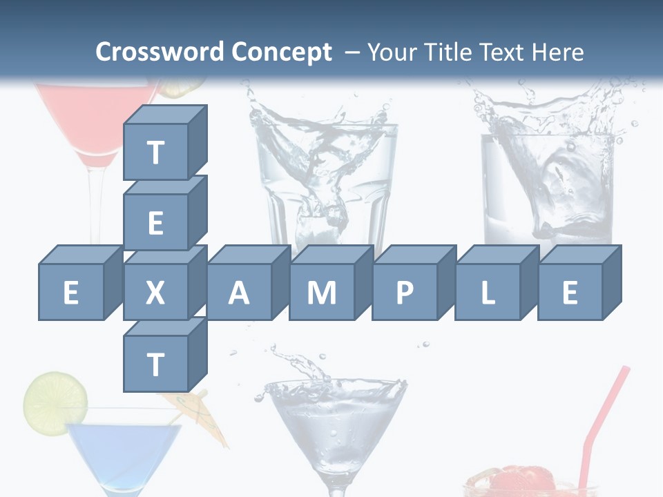 Bar Thirsty Strawberry PowerPoint Template