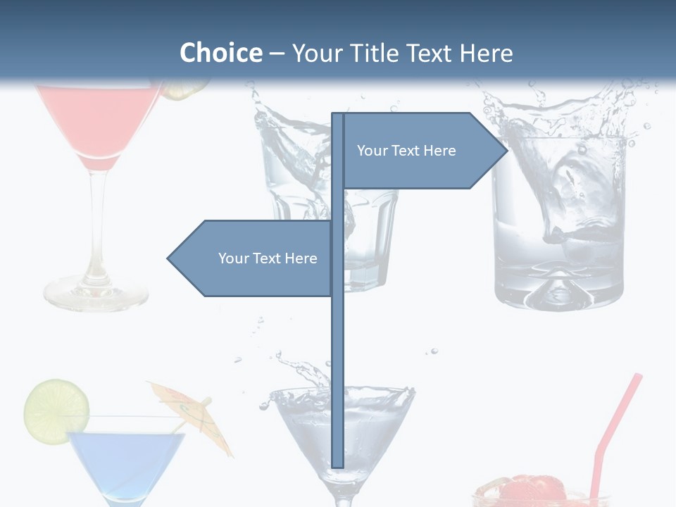 Bar Thirsty Strawberry PowerPoint Template