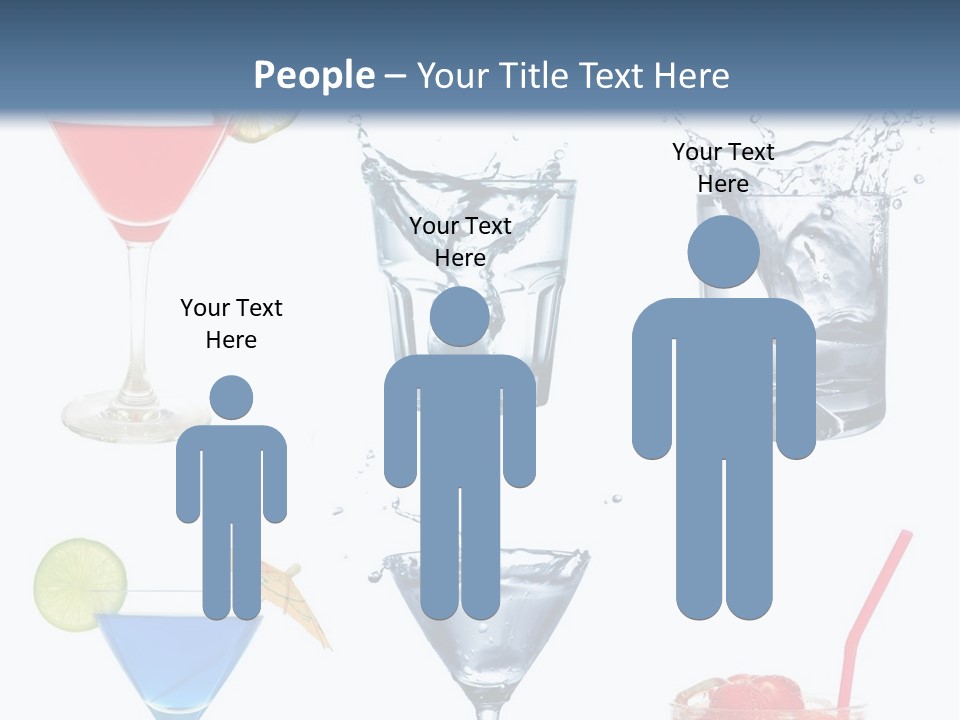 Bar Thirsty Strawberry PowerPoint Template