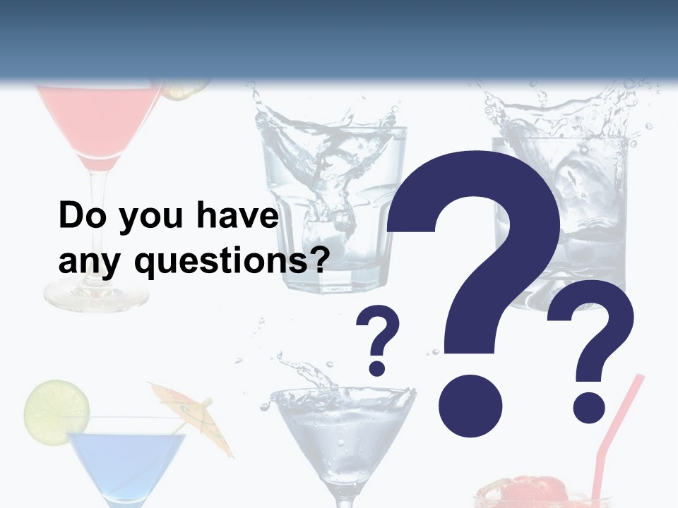 Bar Thirsty Strawberry PowerPoint Template