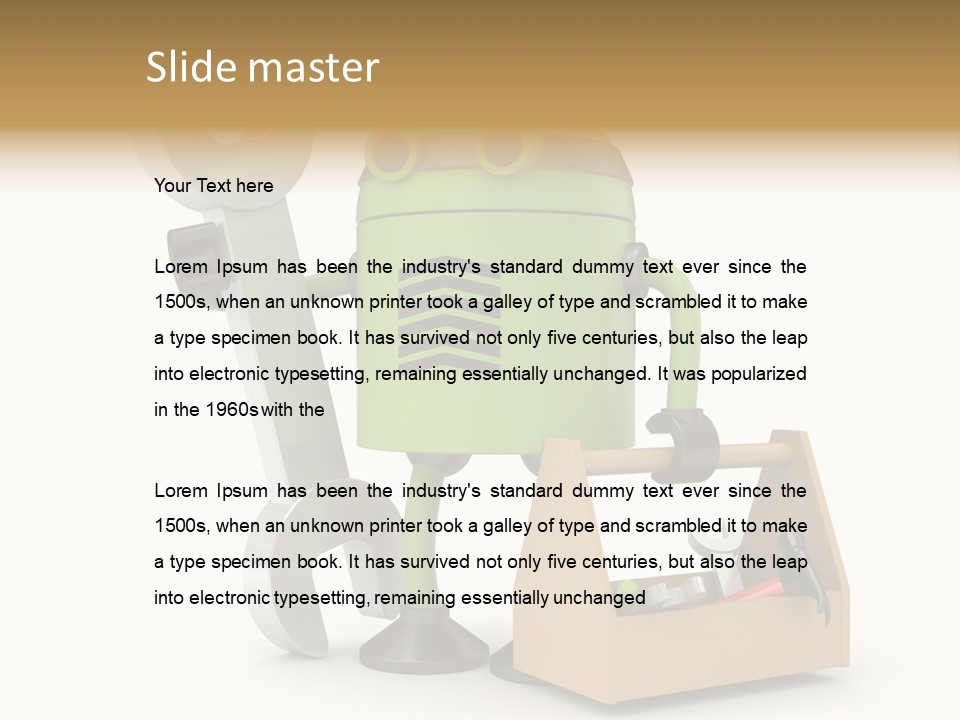 Skill Technology Plumber PowerPoint Template