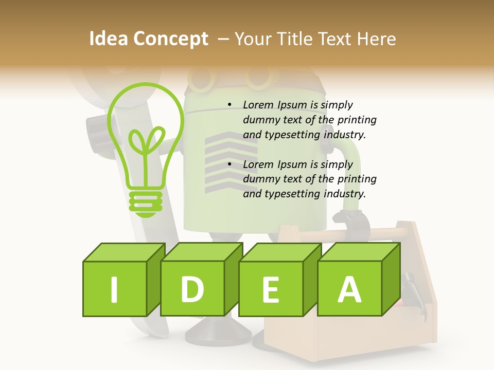 Skill Technology Plumber PowerPoint Template