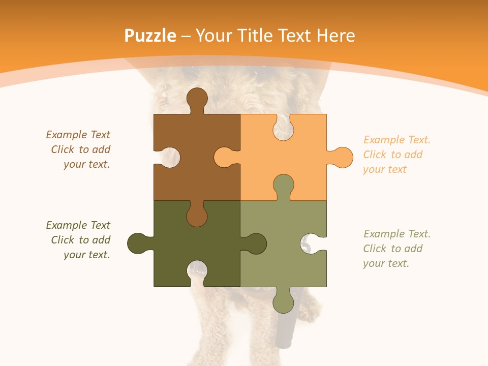 Cowboy Guarding Canine PowerPoint Template