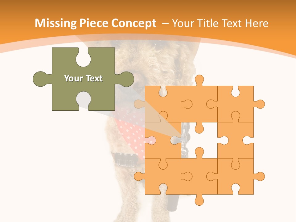 Cowboy Guarding Canine PowerPoint Template