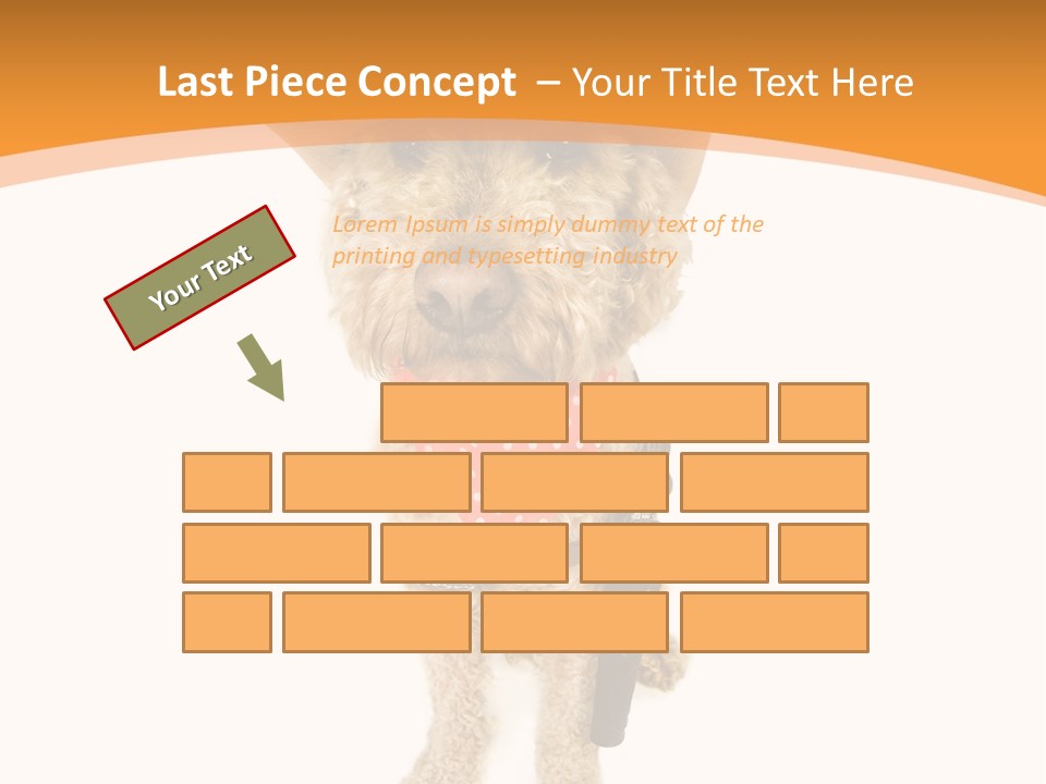 Cowboy Guarding Canine PowerPoint Template