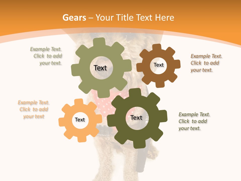 Cowboy Guarding Canine PowerPoint Template