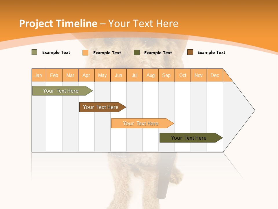 Cowboy Guarding Canine PowerPoint Template