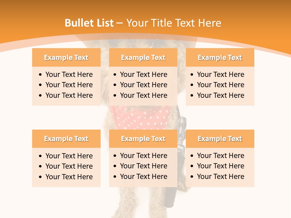 Cowboy Guarding Canine PowerPoint Template