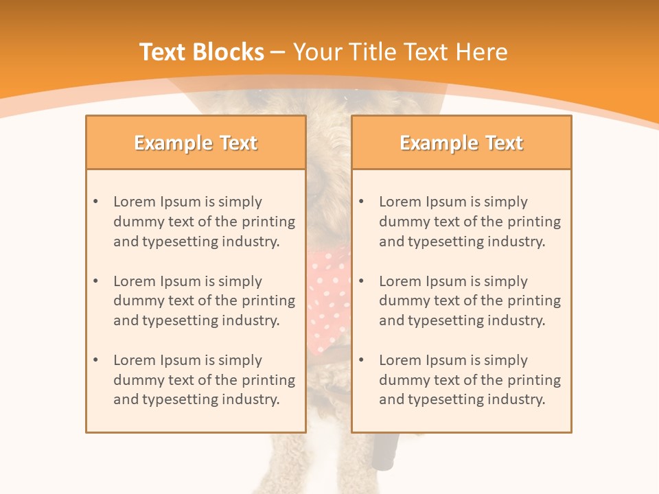 Cowboy Guarding Canine PowerPoint Template
