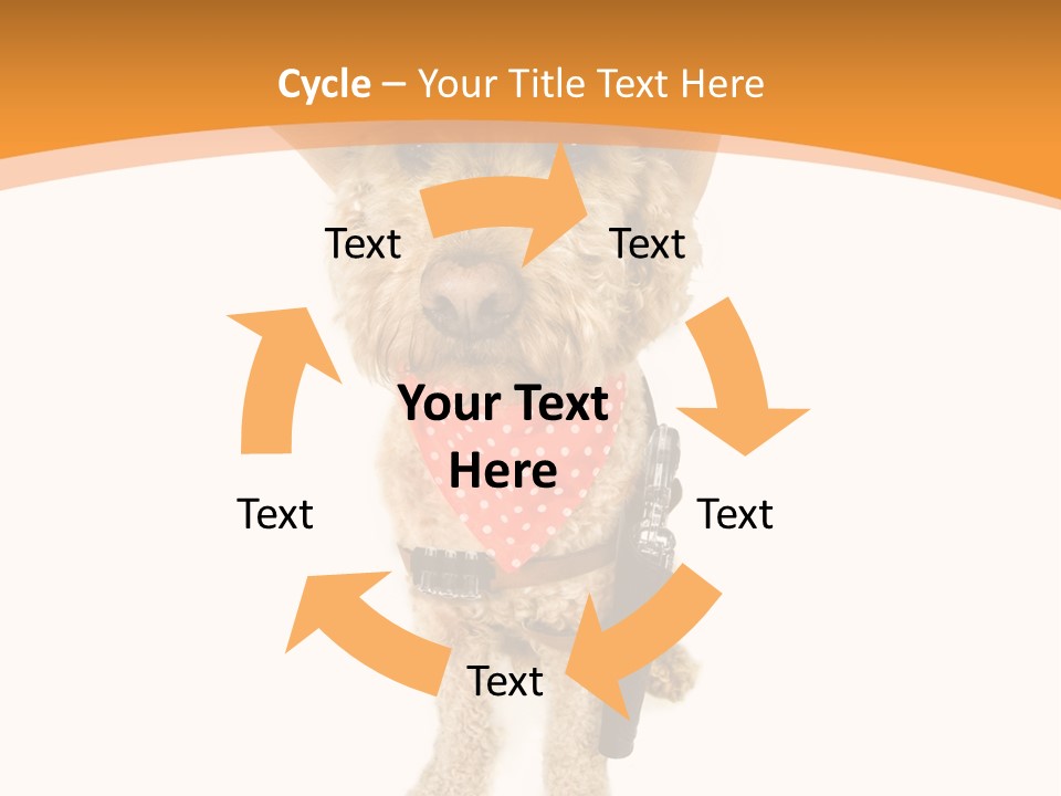 Cowboy Guarding Canine PowerPoint Template