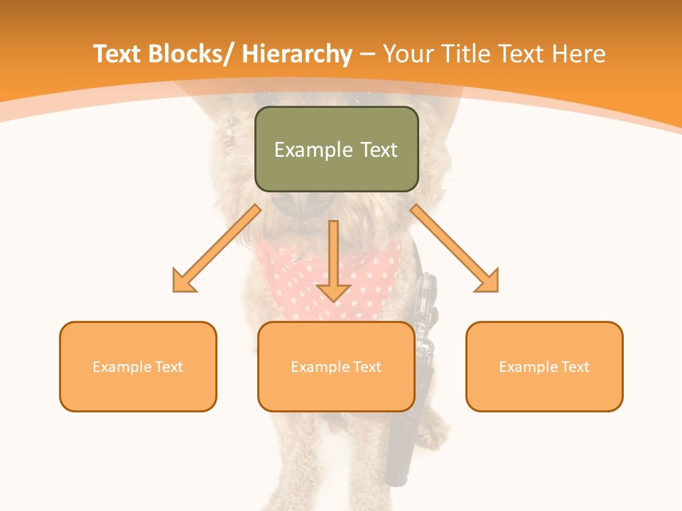 Cowboy Guarding Canine PowerPoint Template
