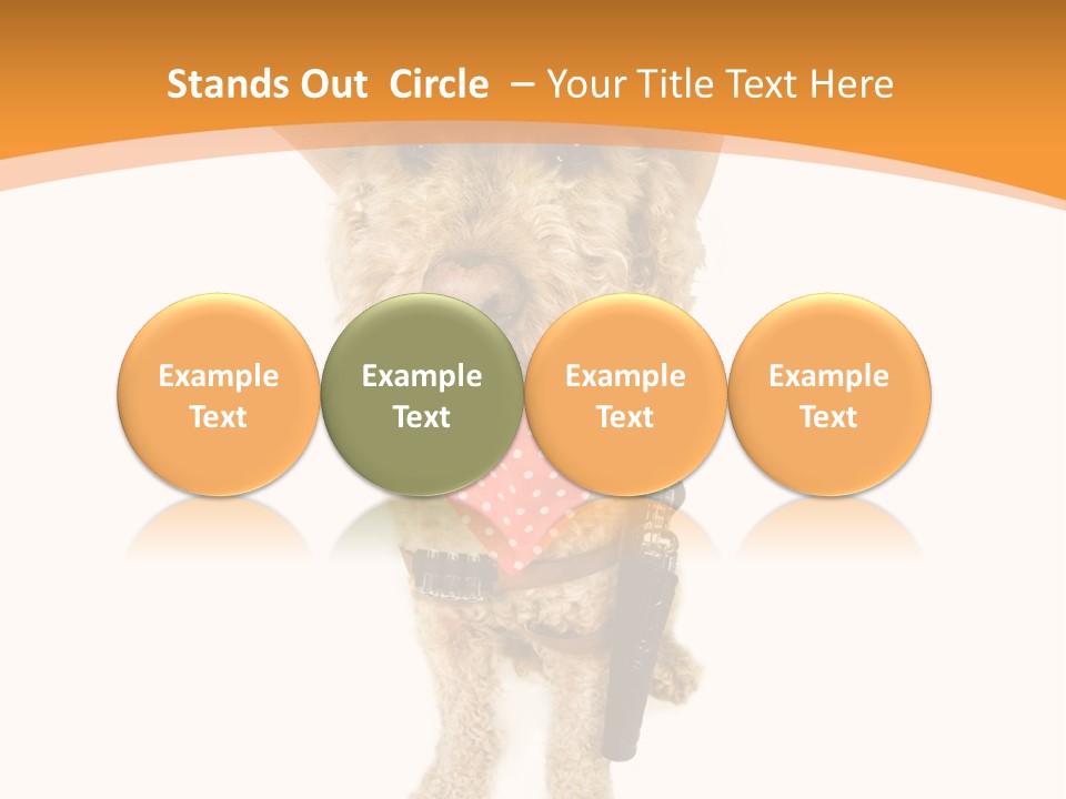 Cowboy Guarding Canine PowerPoint Template