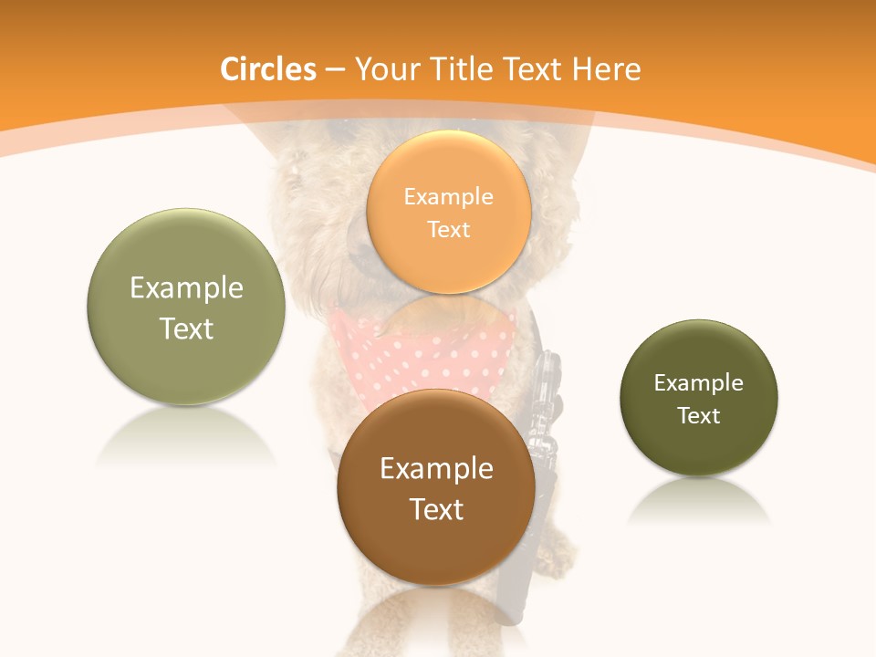 Cowboy Guarding Canine PowerPoint Template