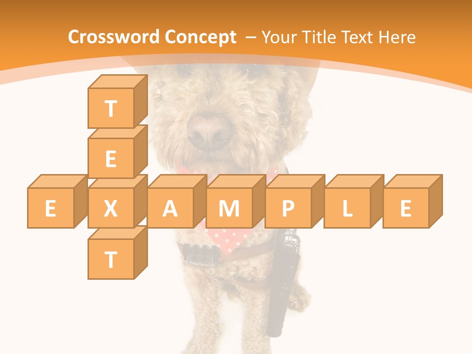 Cowboy Guarding Canine PowerPoint Template