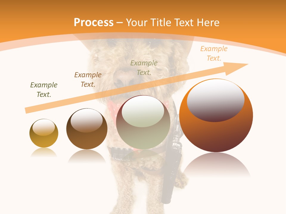 Cowboy Guarding Canine PowerPoint Template