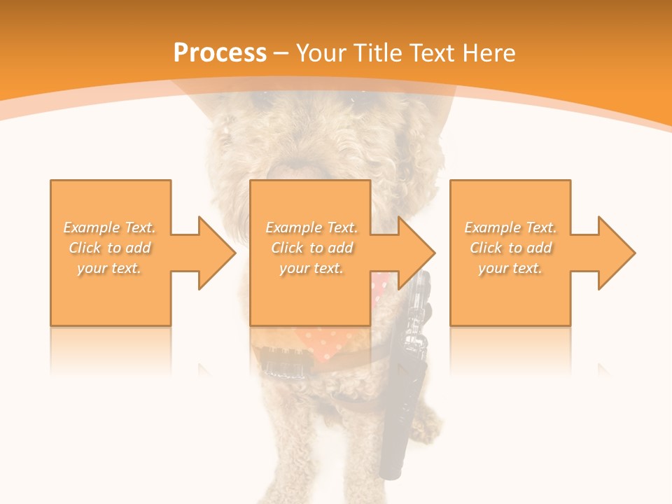 Cowboy Guarding Canine PowerPoint Template