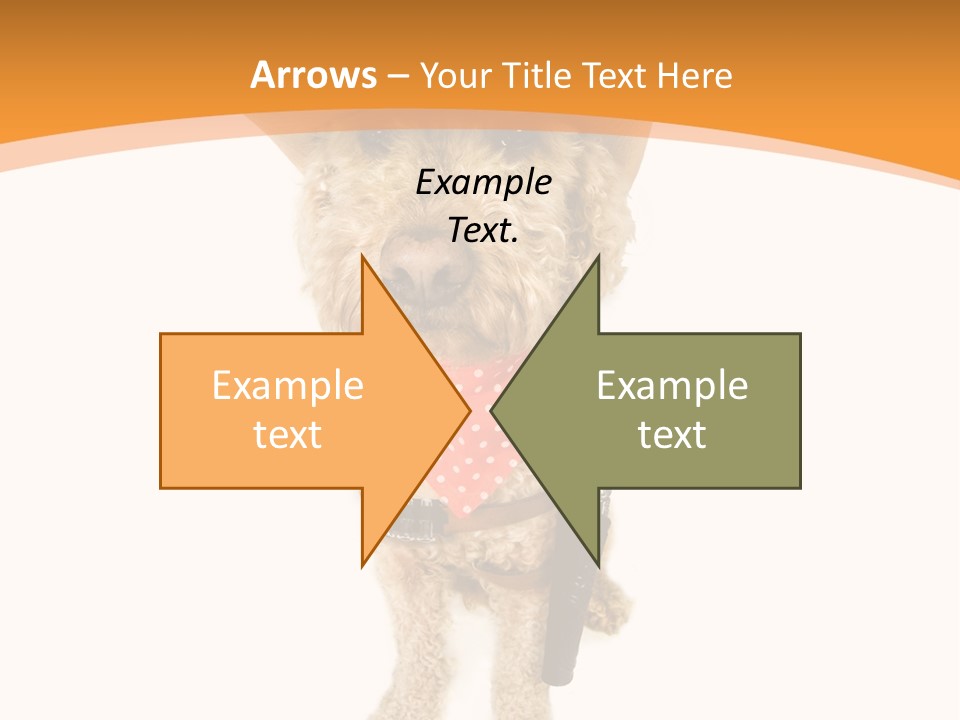 Cowboy Guarding Canine PowerPoint Template