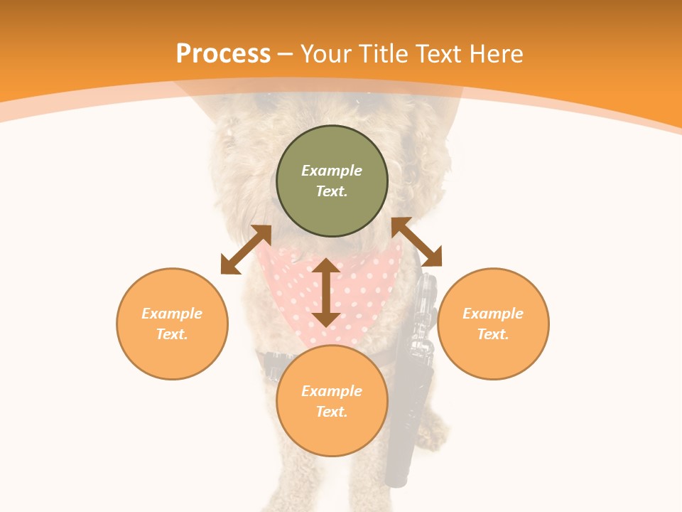 Cowboy Guarding Canine PowerPoint Template