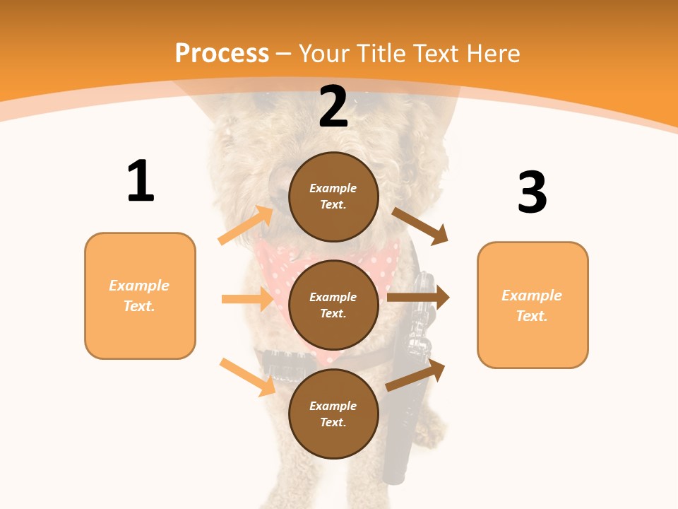 Cowboy Guarding Canine PowerPoint Template