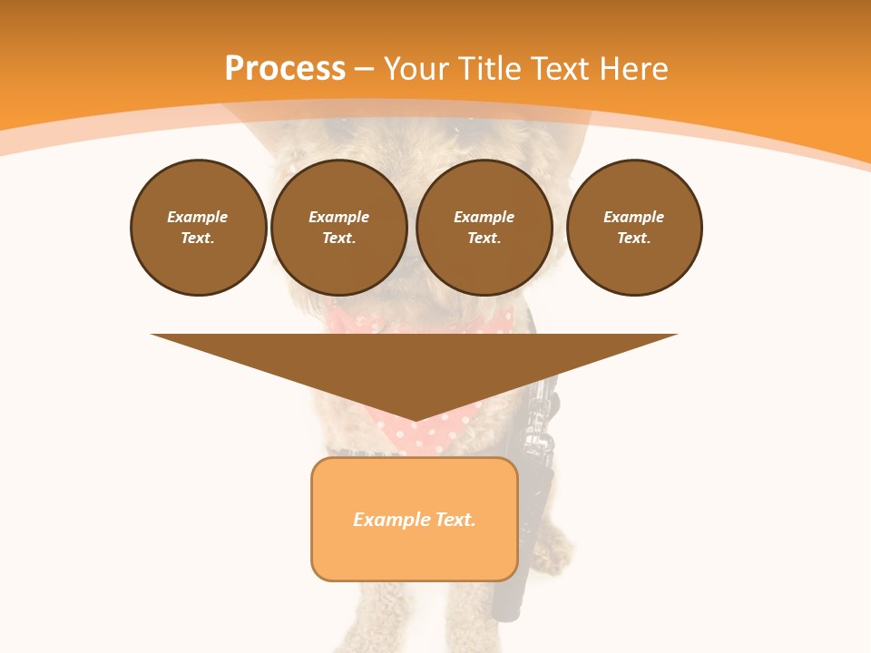 Cowboy Guarding Canine PowerPoint Template