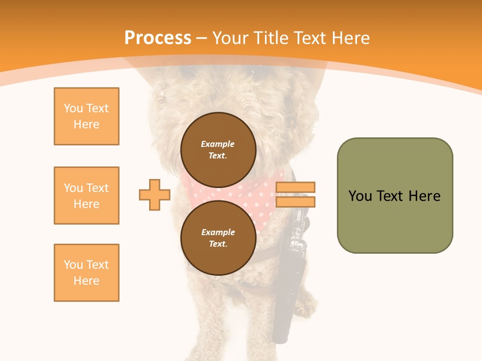 Cowboy Guarding Canine PowerPoint Template