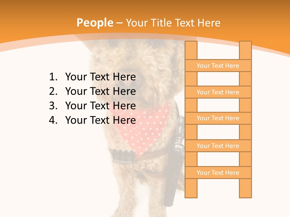 Cowboy Guarding Canine PowerPoint Template