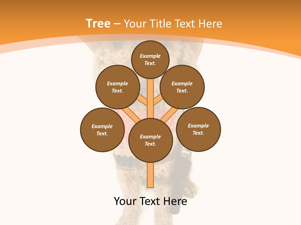 Cowboy Guarding Canine PowerPoint Template