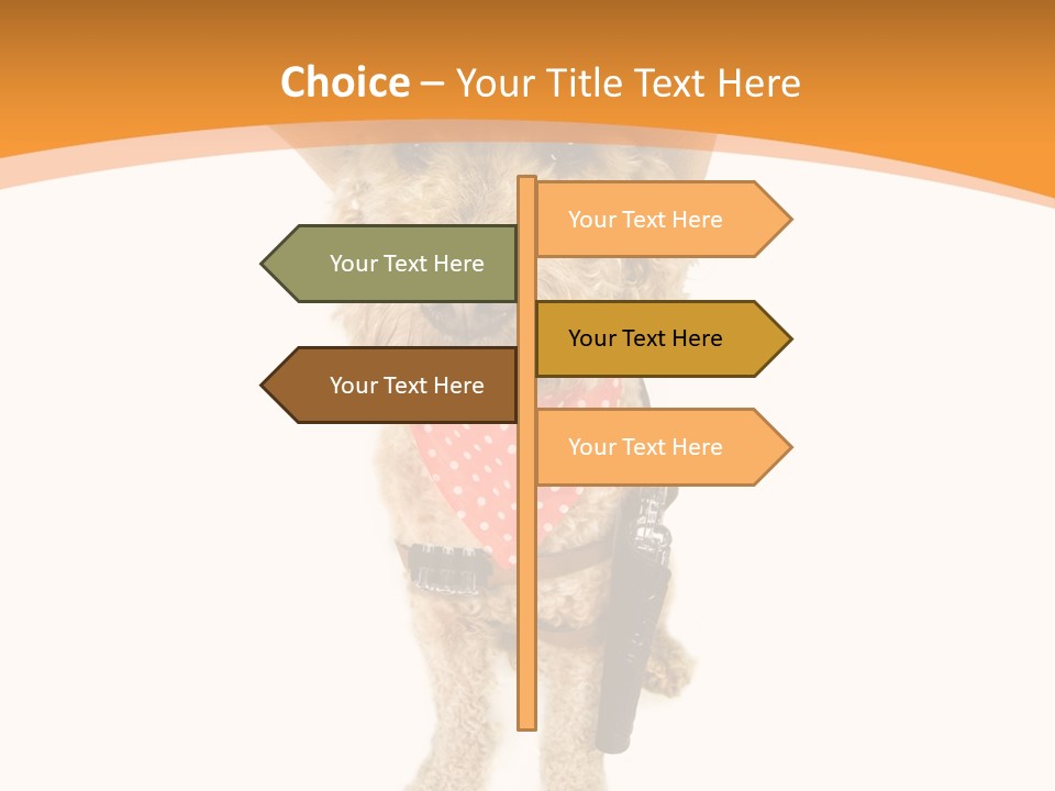 Cowboy Guarding Canine PowerPoint Template