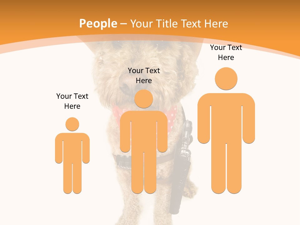 Cowboy Guarding Canine PowerPoint Template