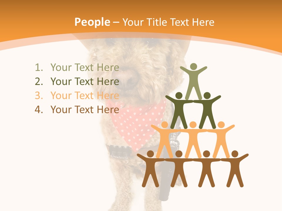 Cowboy Guarding Canine PowerPoint Template