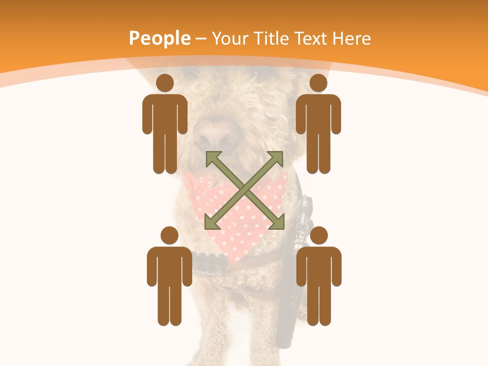 Cowboy Guarding Canine PowerPoint Template