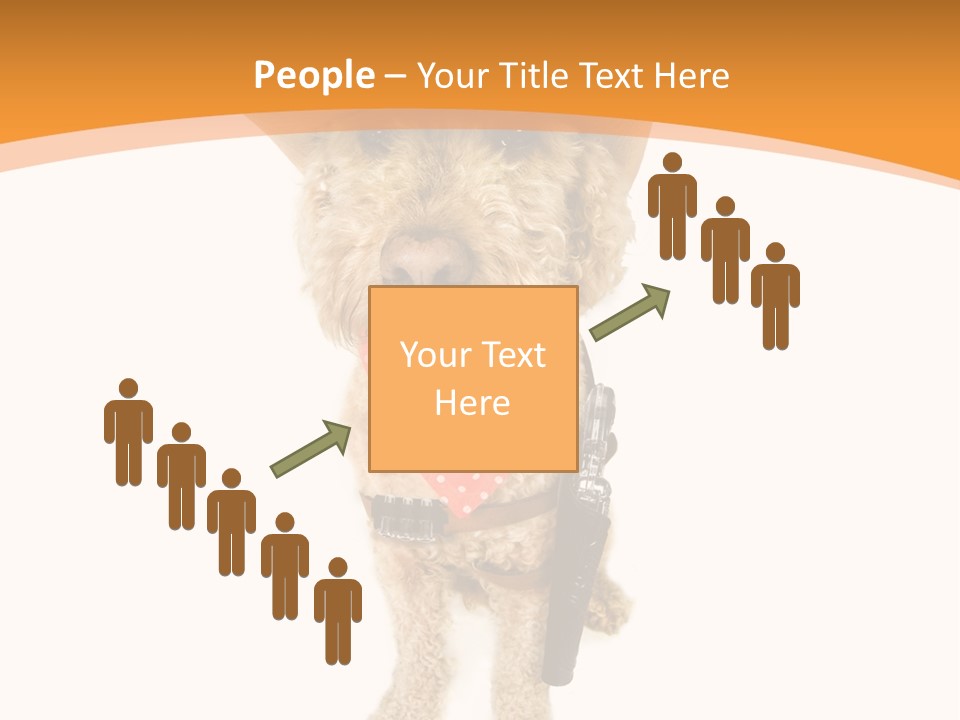 Cowboy Guarding Canine PowerPoint Template