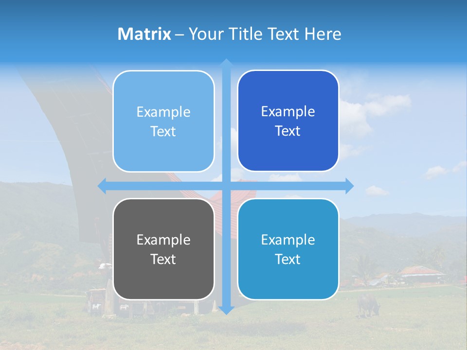 Tana Toraja Sulawesi House PowerPoint Template