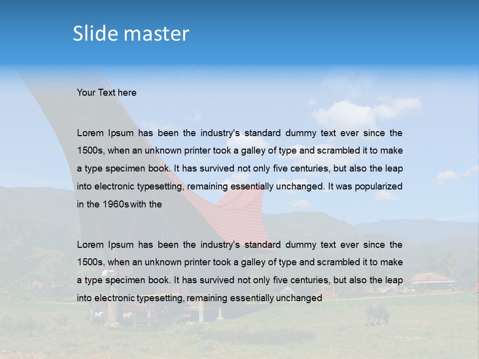 Tana Toraja Sulawesi House PowerPoint Template