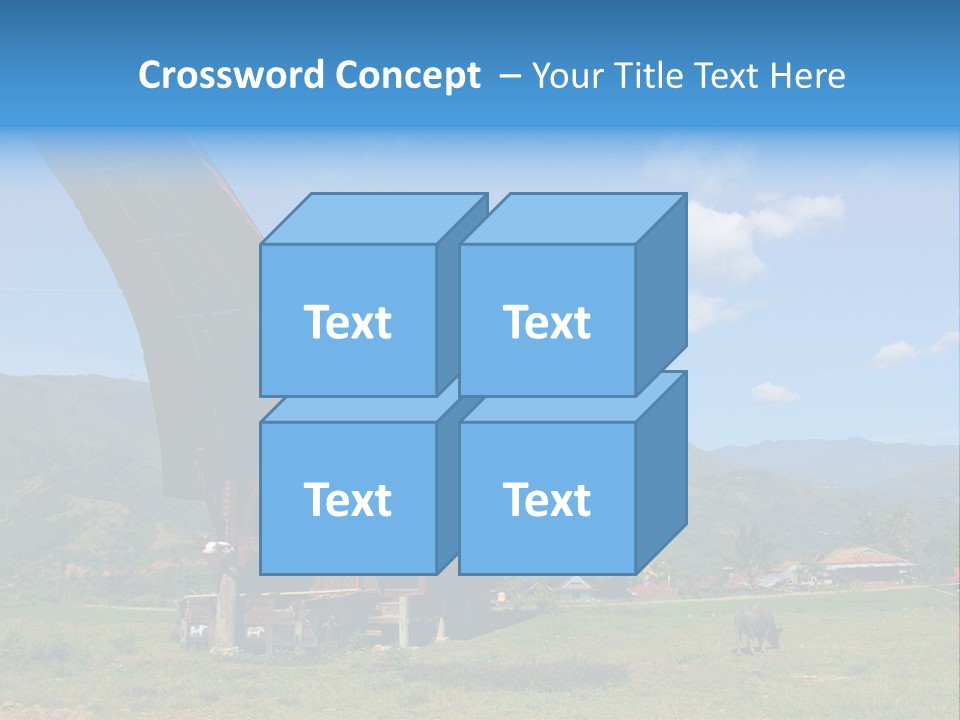 Tana Toraja Sulawesi House PowerPoint Template