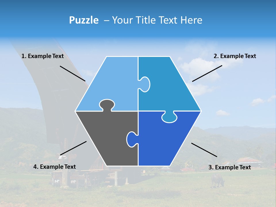 Tana Toraja Sulawesi House PowerPoint Template